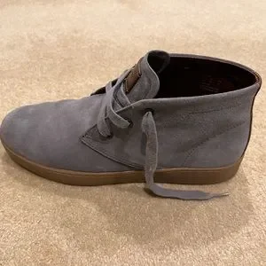 Coach | Shoes | Coach Mens Shoes Gray Suede And Tan Leather  display picture 1
